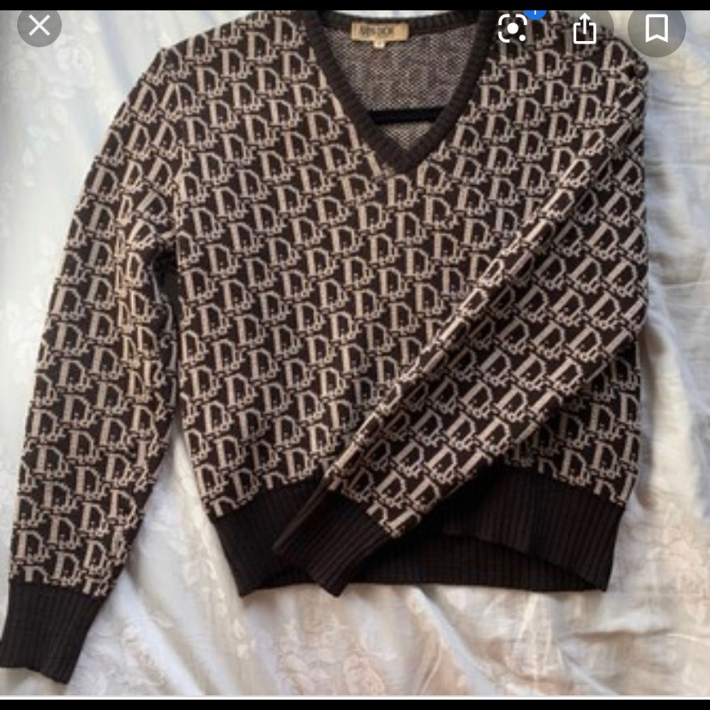 ISO AUTHENTIC Vintage Dior Monogram Sweater